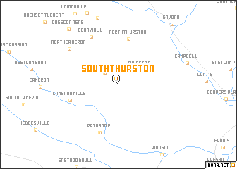 map of South Thurston
