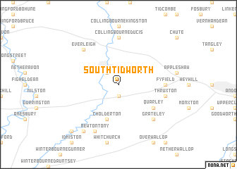 map of South Tidworth