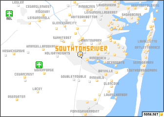 map of South Toms River