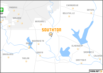 map of Southton