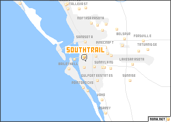 map of South Trail