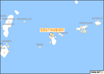 map of South Ubian