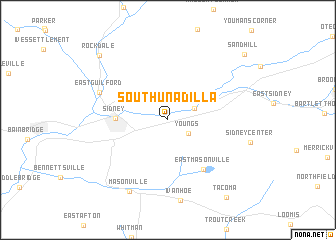 map of South Unadilla