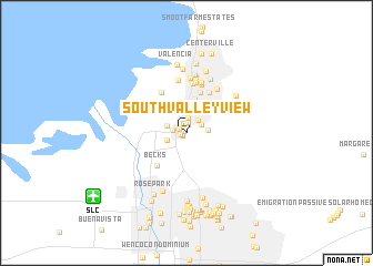 map of South Valley View