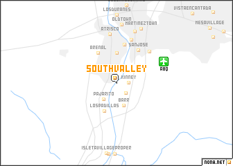 map of South Valley