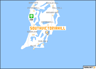 map of South Victoria Hill
