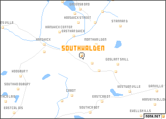 map of South Walden