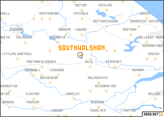 map of South Walsham