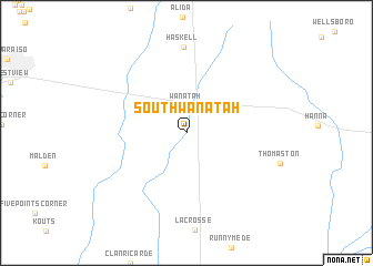 map of South Wanatah