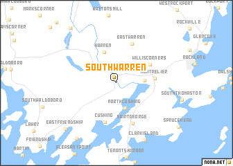 map of South Warren