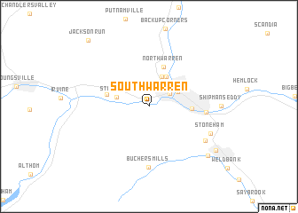 map of South Warren