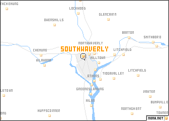 map of South Waverly