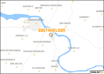 map of South Weldon