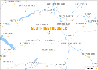 map of Southwest Hoosick