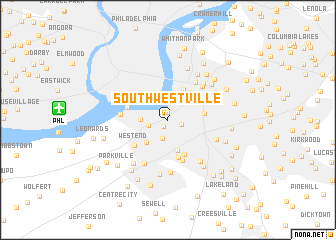 map of South Westville