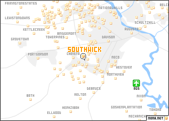 map of Southwick