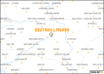 map of South Willingham