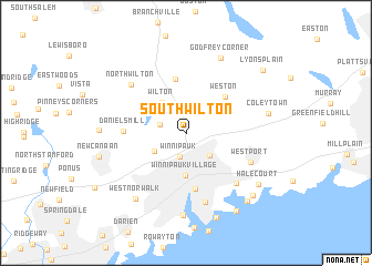 map of South Wilton