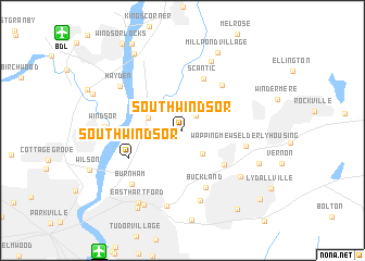 map of South Windsor