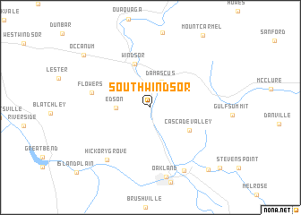 map of South Windsor