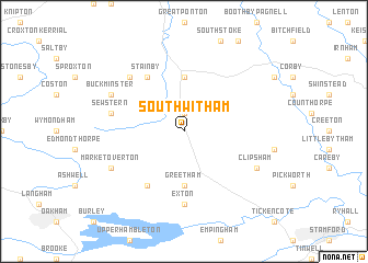 map of South Witham