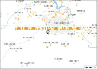 map of Southwood Estates Mobile Home Park