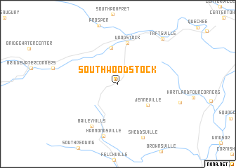 map of South Woodstock