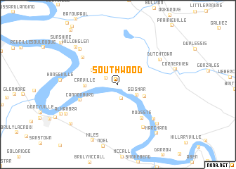 map of Southwood