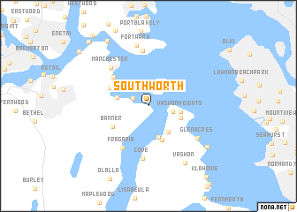 map of Southworth