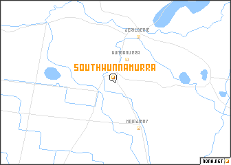 map of South Wunnamurra