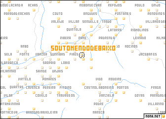 map of Souto Mendo de Baixo