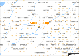 map of Souto Velho