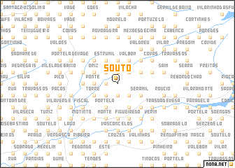 map of Souto