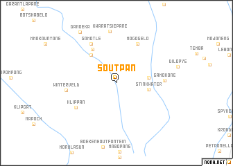 map of Soutpan