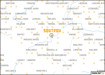 map of Soutrou