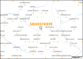 map of Souvestrière