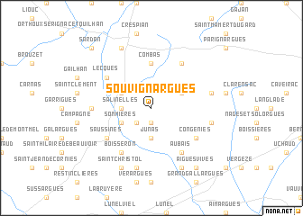 map of Souvignargues