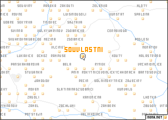 map of Souvlastní