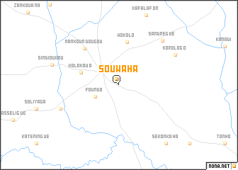 map of Souwaha