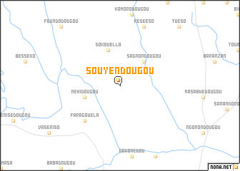 map of Souyendougou