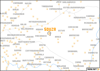 map of Souza