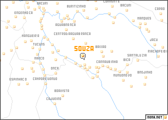 map of Souza