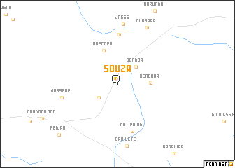 map of Souza