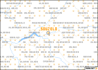 map of Souzelo