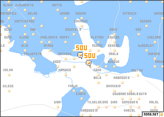 map of Sou