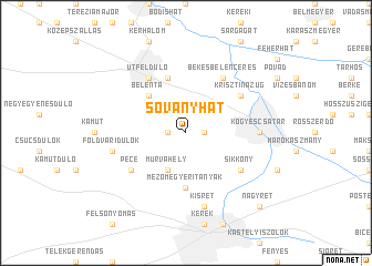 map of Soványhát