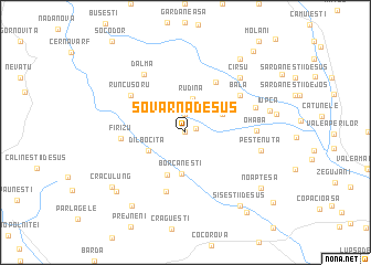 map of (( Sovarna de Sus ))