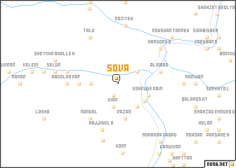 map of Sovā