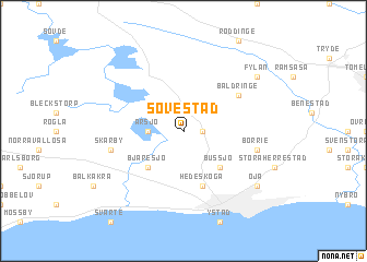 map of Sövestad