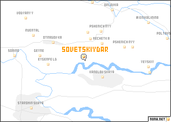 map of Sovetskiy Dar